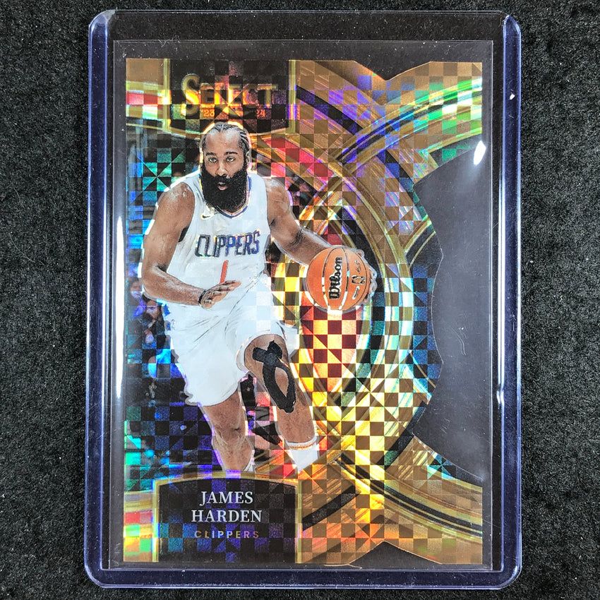 2023-24 Select JAMES HARDEN Premier Level Bronze Checker Die-Cut 19/49 #137