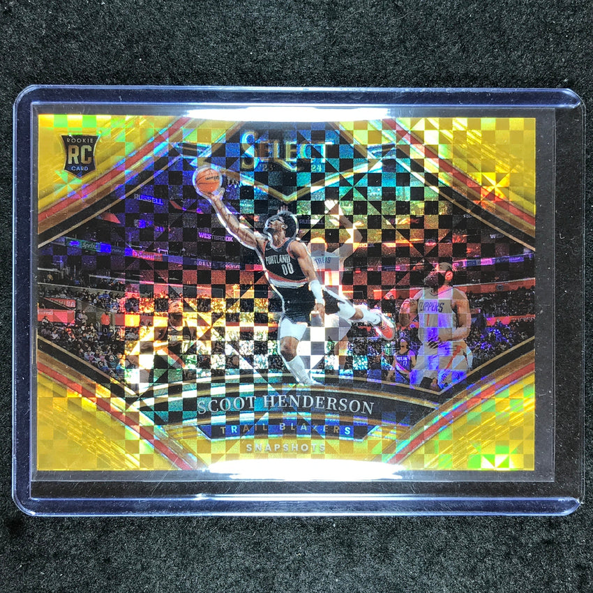 2023-24 Select SCOOT HENDERSON Snapshots Rookie Gold 8/10 #10