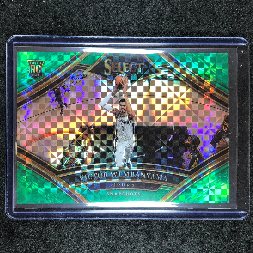 2023-24 Select VICTOR WEMBANYAMA Snapshots Rookie Green 1/5 #17
