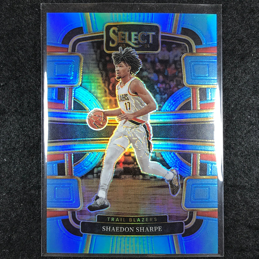 2023-24 Select SHAEDON SHARPE Concourse Light Blue 284/299 #15