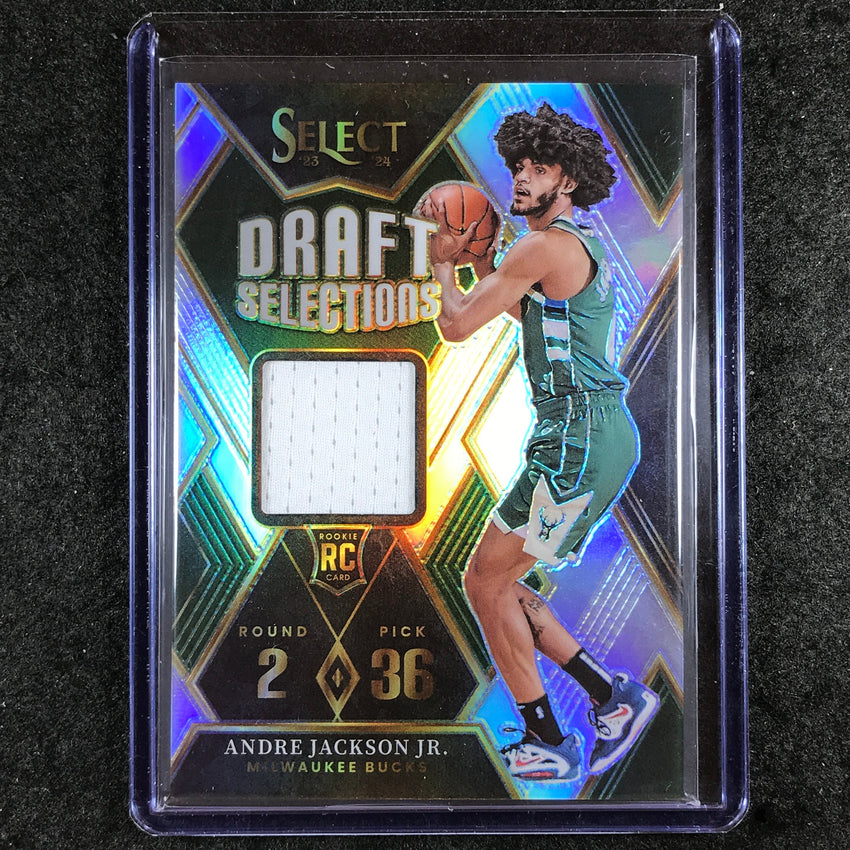 2023-24 Select ANDRE JACKSON JR. Draft Selections Rookie Jersey Relic #AJ