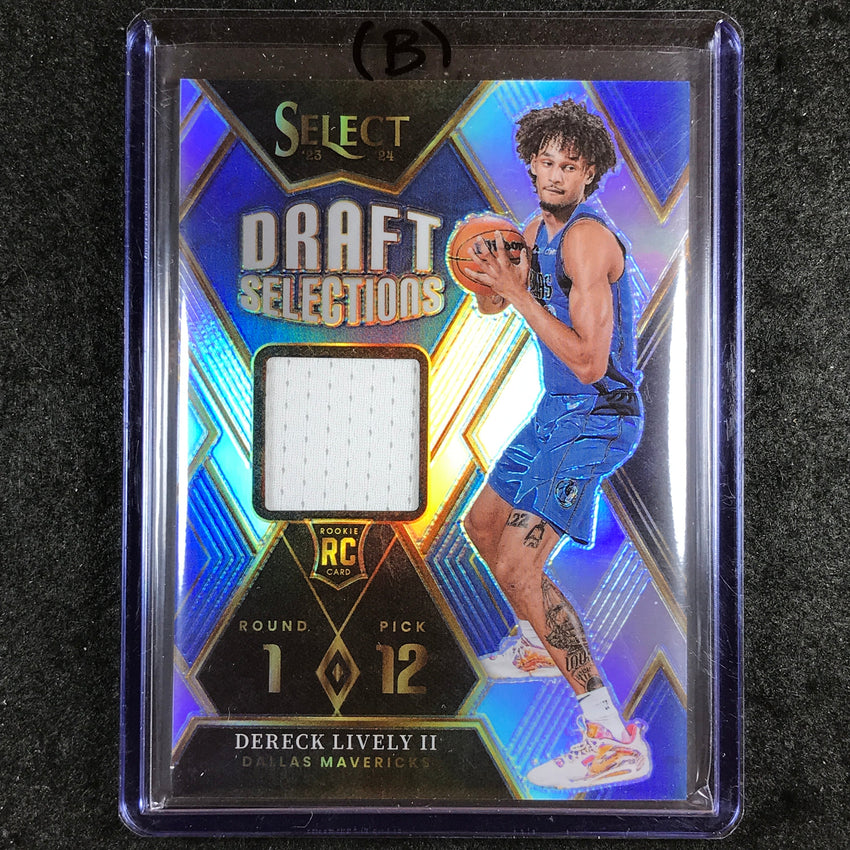 2023-24 Select DERECK LIVELY II Draft Selections Rookie Jersey Relic #DL (B)