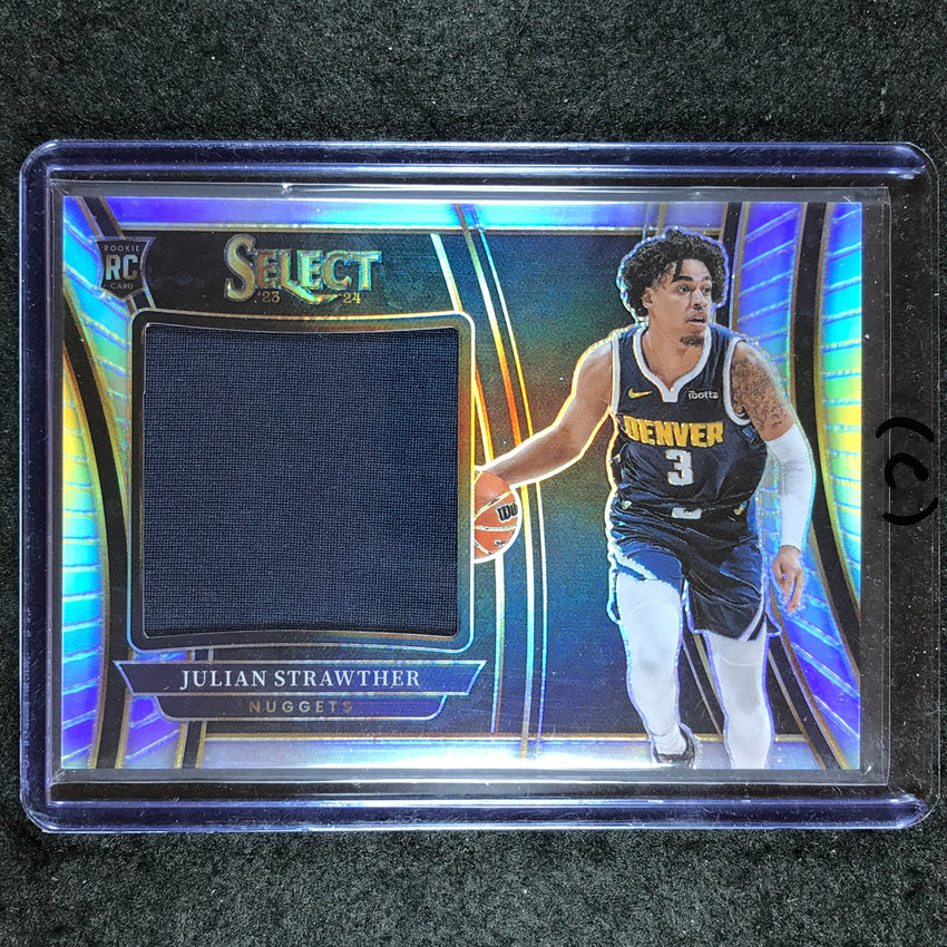 2023-24 Select JULIAN STRAWTHER Rookie Jumbo Swatches Jersey Relic #SR (C)