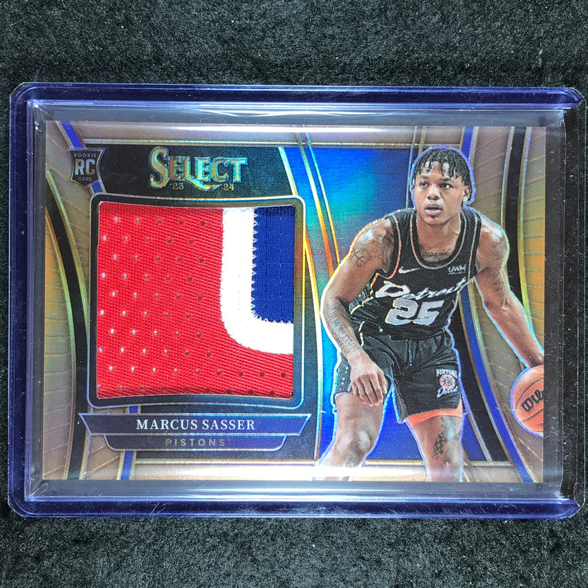 2023-24 Select MARCUS SASSER Rookie Jumbo Swatches Patch Relic Copper 13/49