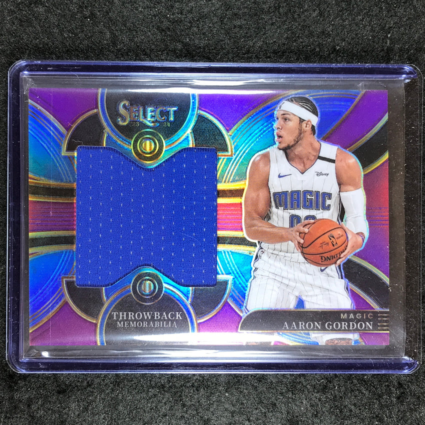 2023-24 Select AARON GORDON Throwback Memorabilia Jersey Relic Purple 46/99