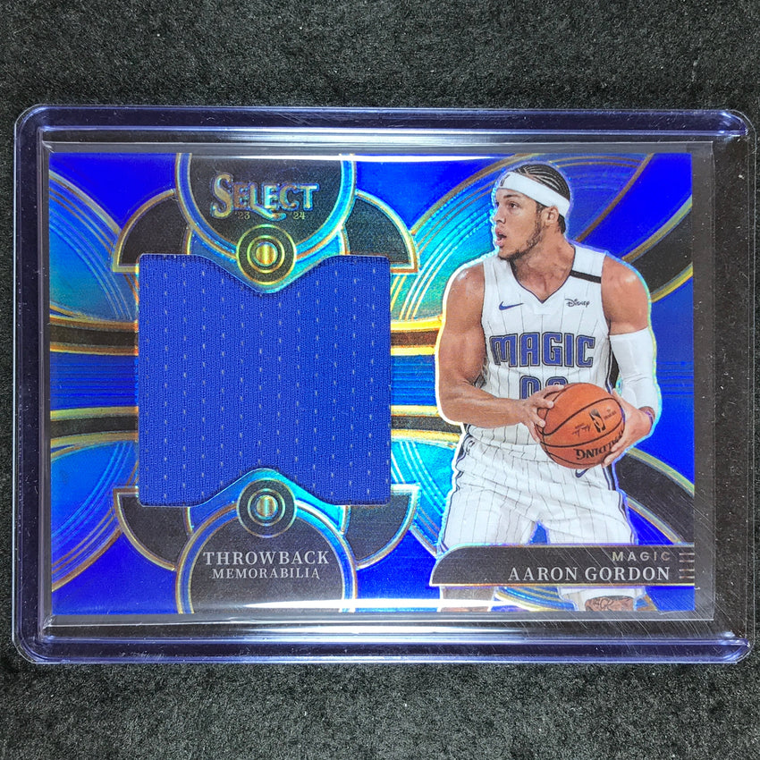 2023-24 Select AARON GORDON Throwback Memorabilia Jersey Relic Blue 33/75