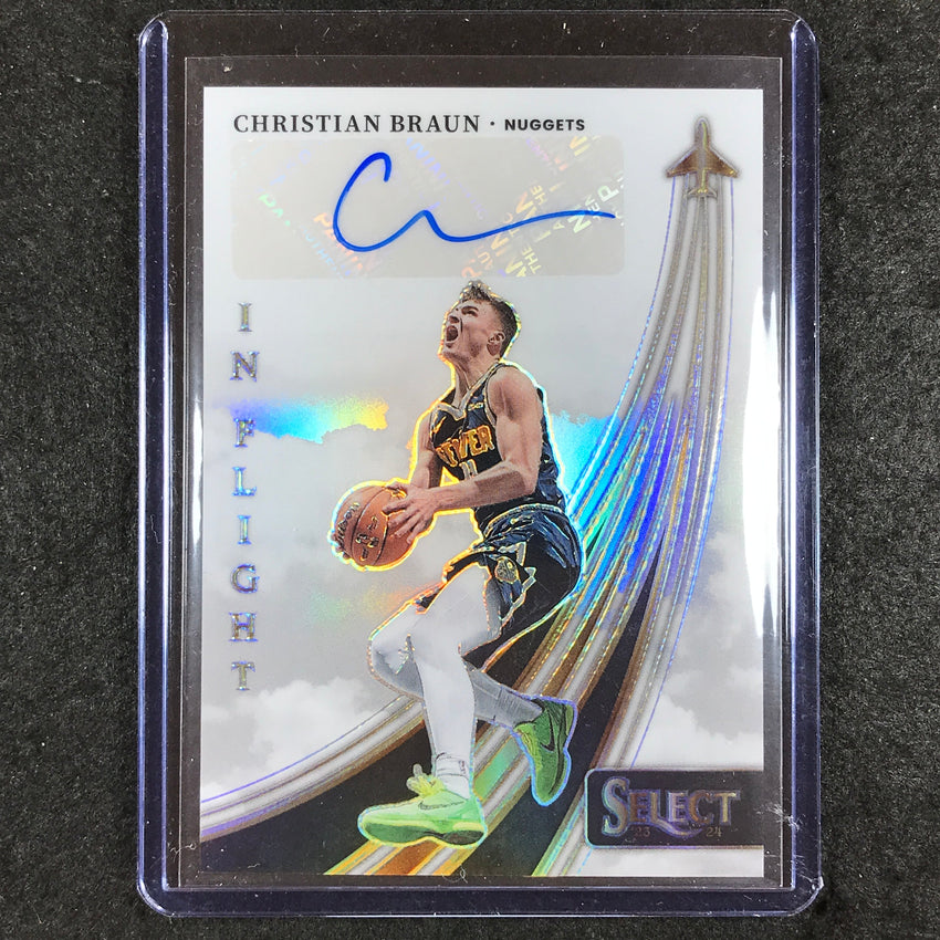 2023-24 Select CHRISTIAN BRAUN In Flight Auto Base 92/149