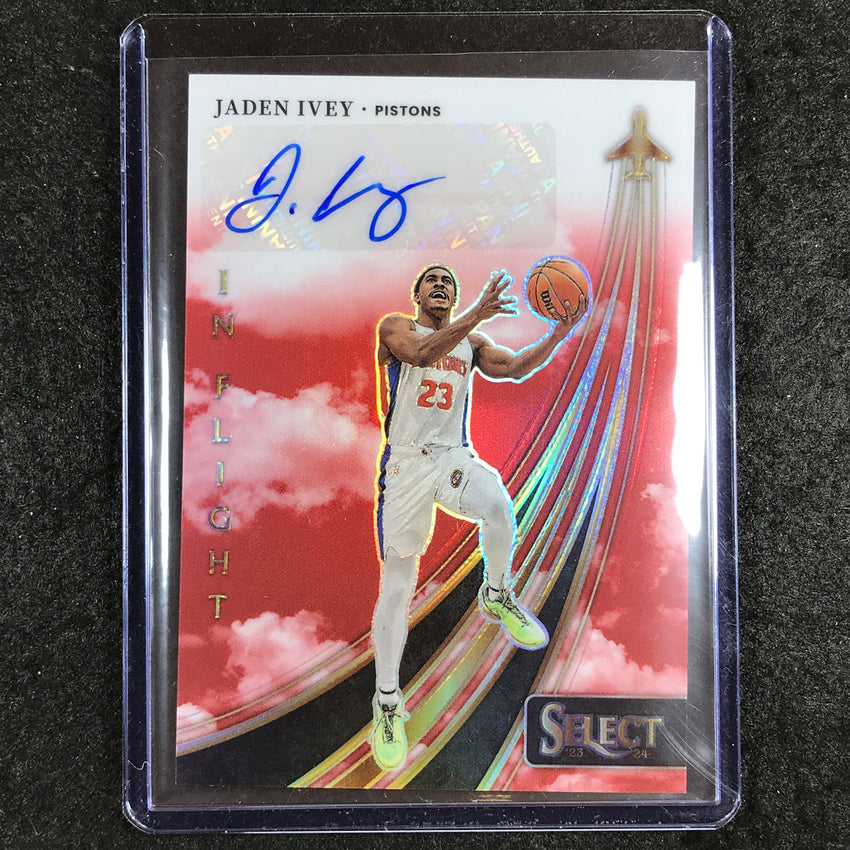 2023-24 Select JADEN IVEY In Flight Auto Red 1/99