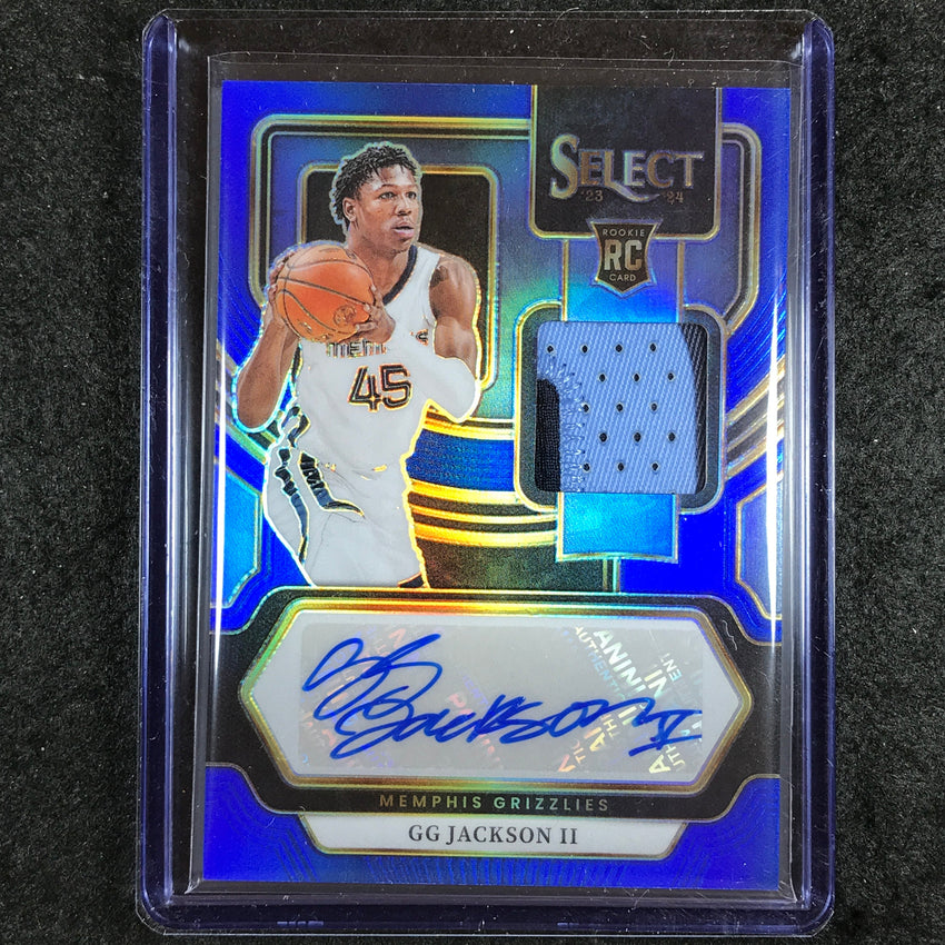 2023-24 Select GG JACKSON II Rookie Patch Auto Blue 17/49