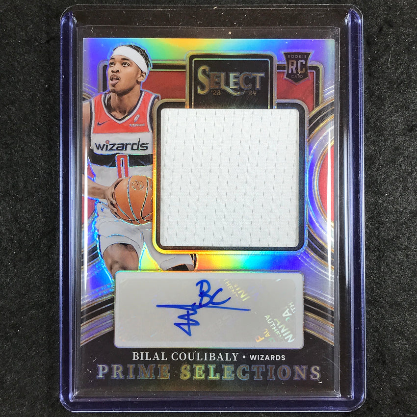 2023-24 Select BILAL COULIBALY Prime Selections Rookie Jersey Auto Base 44/99