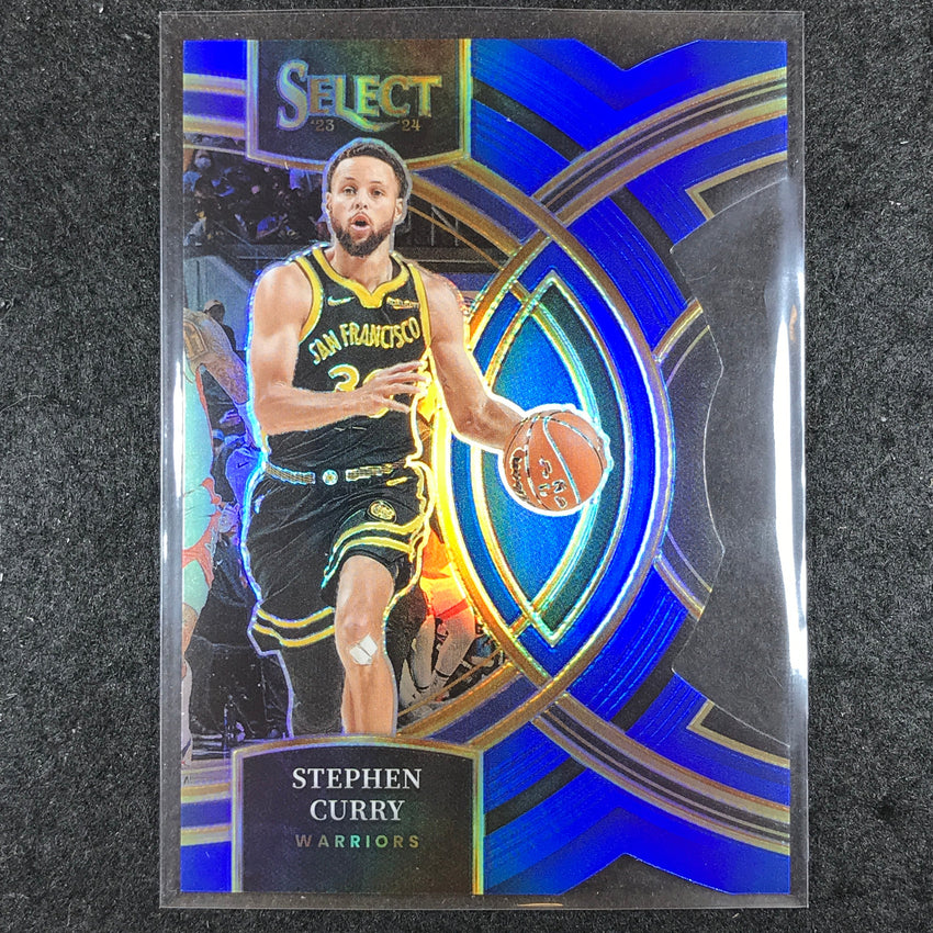 2023-24 Select STEPHEN CURRY Premier Level Blue Die-Cut 97/249 #145