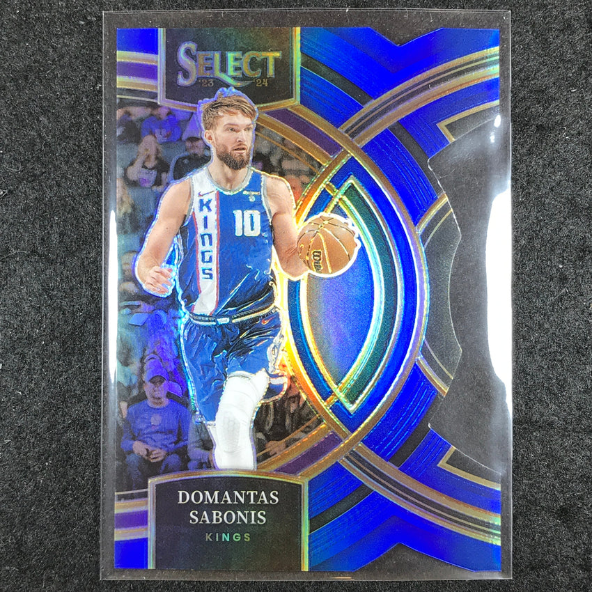2023-24 Select DOMANTAS SABONIS Premier Level Blue Die-Cut 16/249 #176