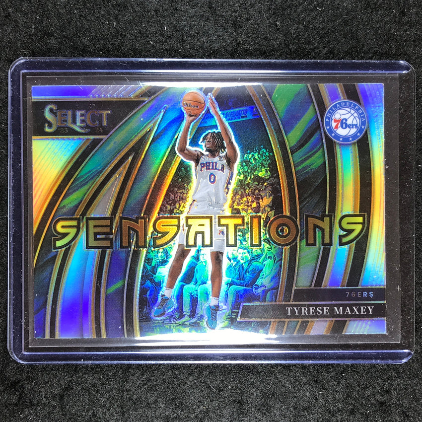 2023-24 Select TYRESE MAXEY Sensations Silver #1