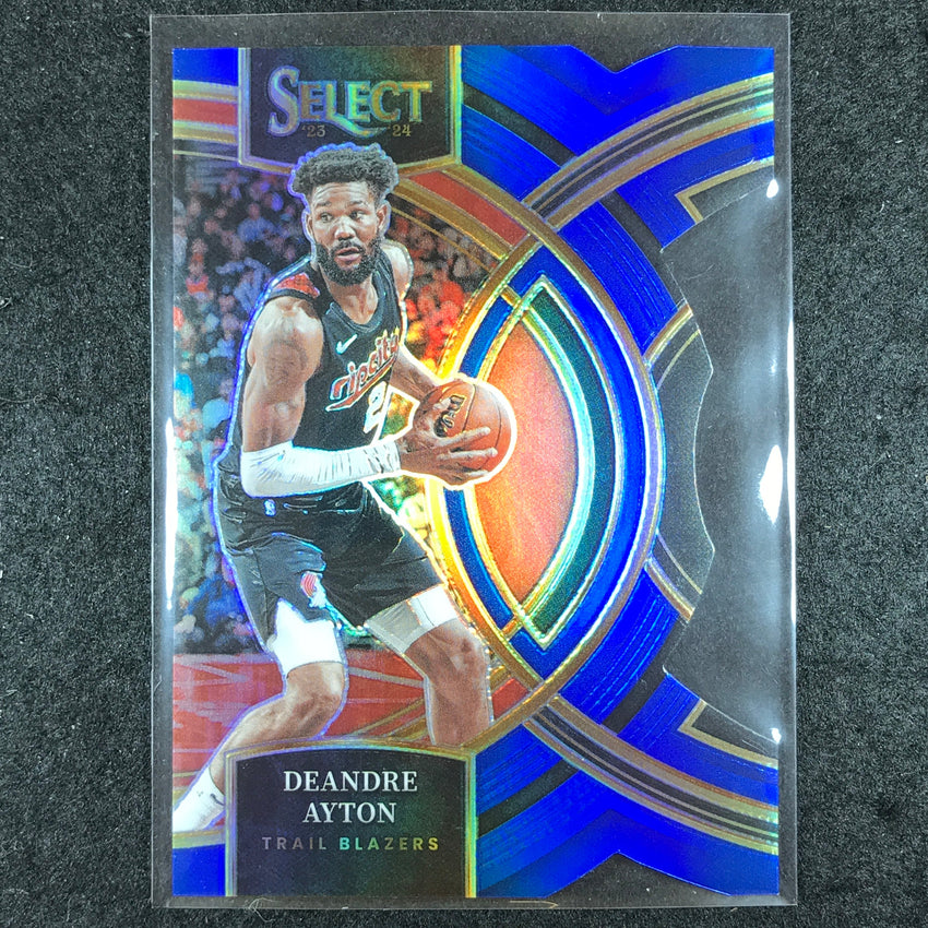 2023-24 Select DEANDRE AYTON Premier Level Blue Die-Cut 107/249 #190