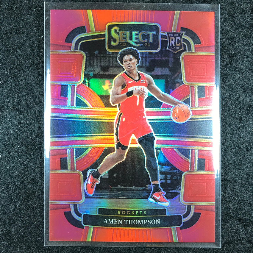 2023-24 Select AMEN THOMPSON Concourse Rookie Red 26/199 #96