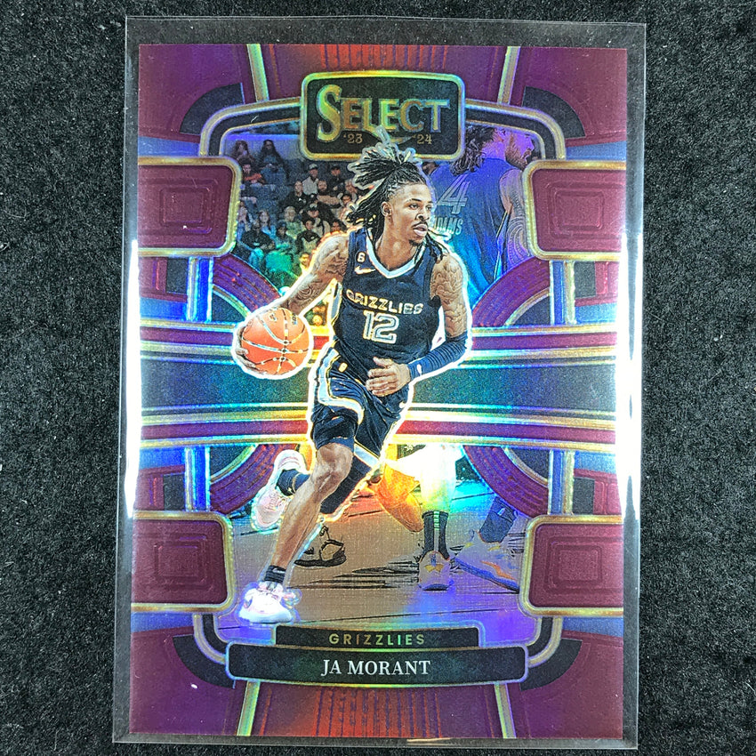 2023-24 Select JA MORANT Concourse Maroon 92/175 #65