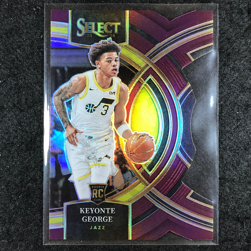 2023-24 Select KEYONTE GEORGE Premier Level Rookie Maroon Die-Cut 88/175 #109