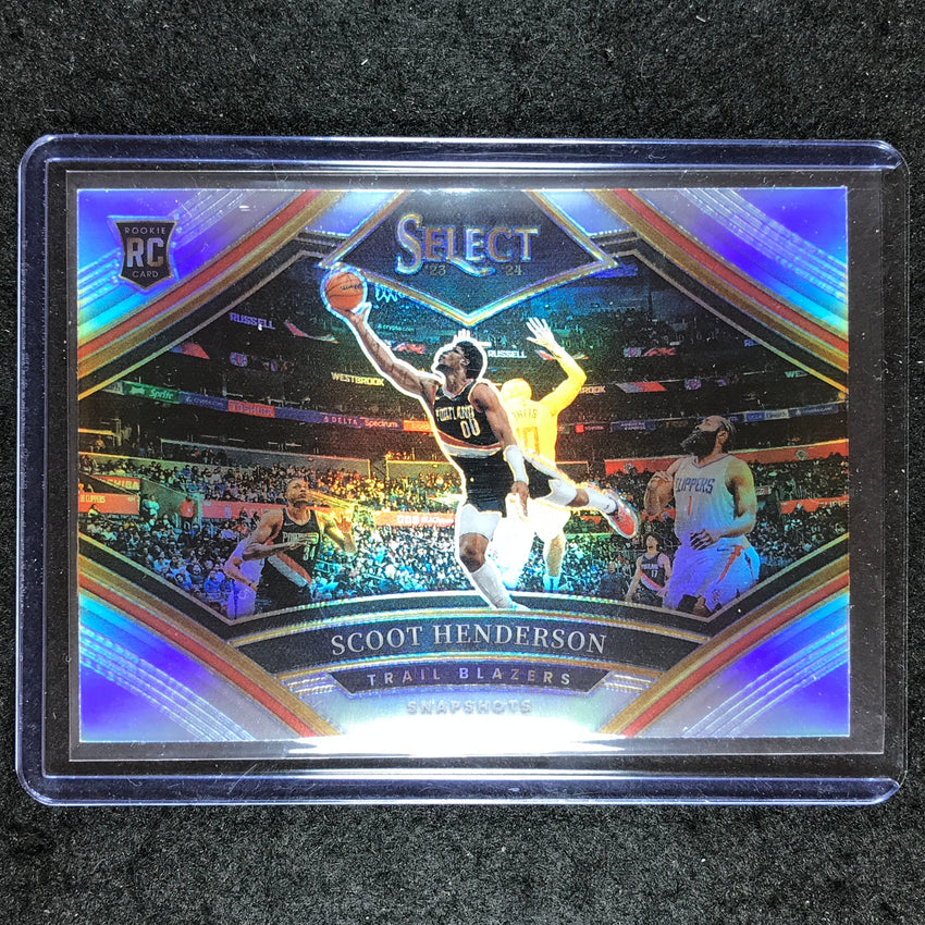 2023-24 Select SCOOT HENDERSON Snapshots Rookie Silver #10