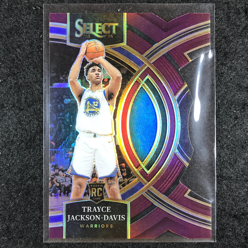 2023-24 Select TRAYCE JACKSON-DAVIS Premier Level Rookie Maroon Die-Cut 127/175