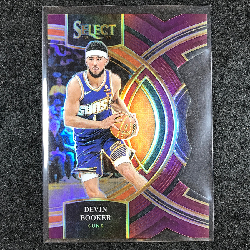 2023-24 Select DEVIN BOOKER Premier Level Maroon Die-Cut 23/175 #143