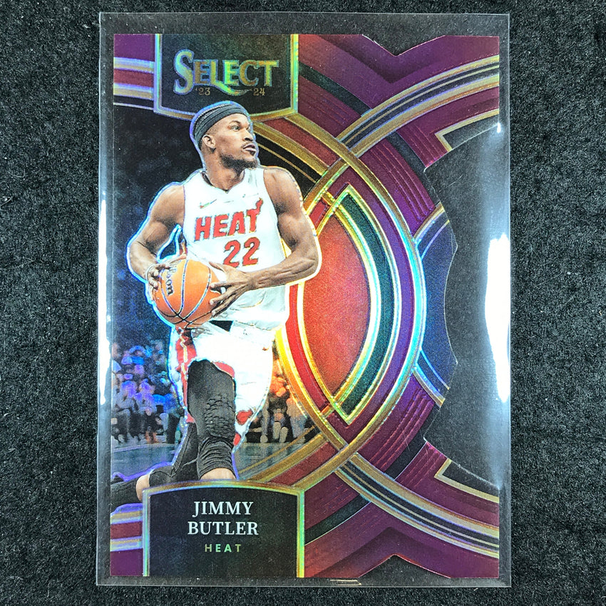 2023-24 Select JIMMY BUTLER Premier Level Maroon Die-Cut 93/175 #161