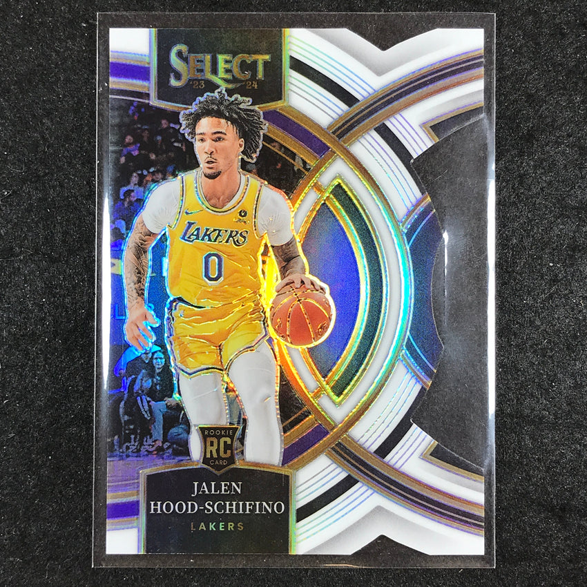 2023-24 Select JALEN HOOD-SCHIFINO Premier Level White Die-Cut 51/149 #123
