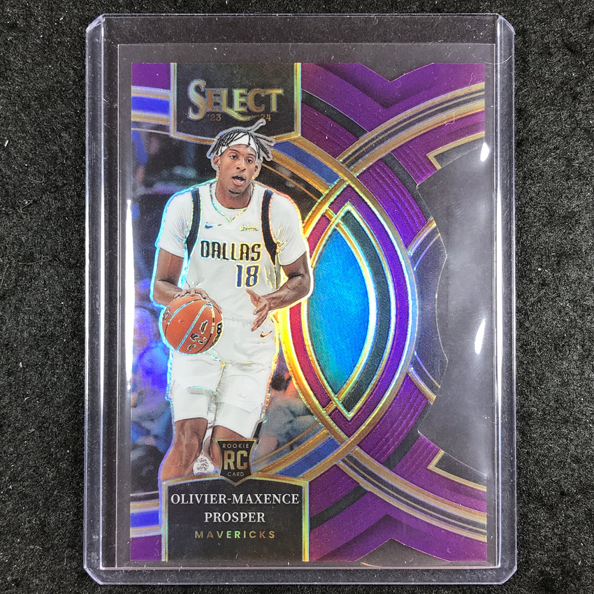 2023-24 Select OLIVIER-MAXENCE PROSPER Premier Level Rookie Purple Die-Cut 2/99