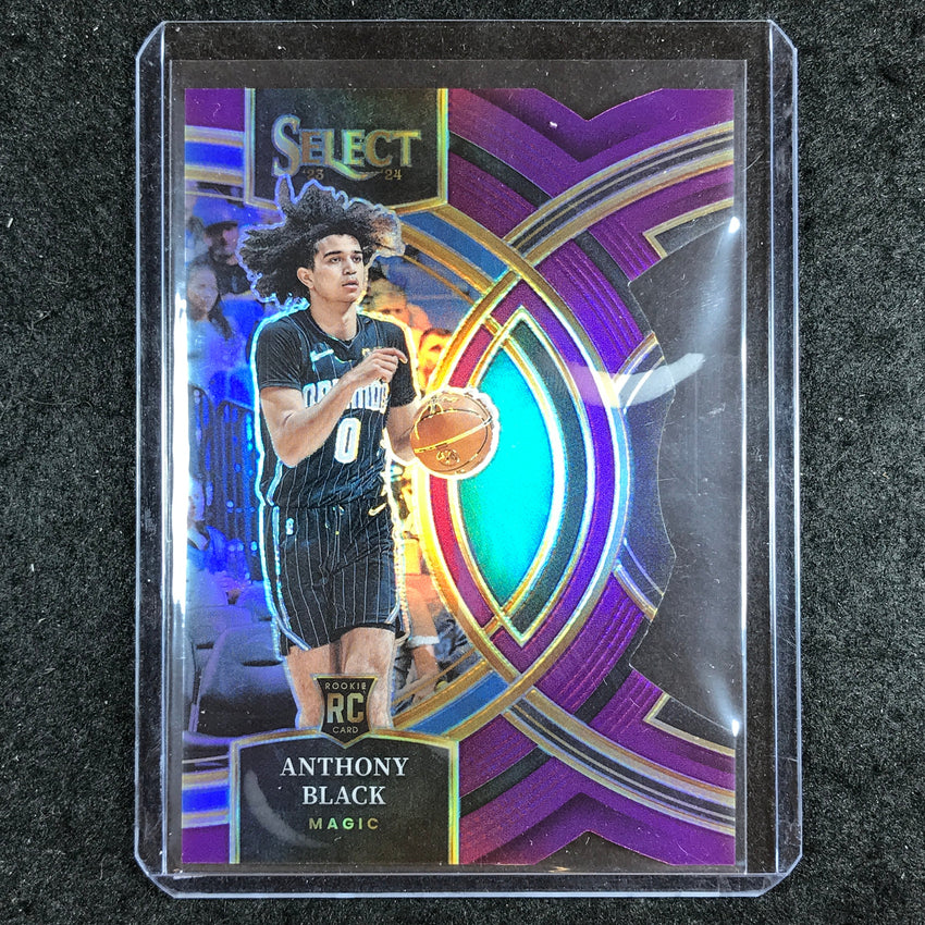 2023-24 Select ANTHONY BLACK Premier Level Rookie Purple Die-Cut 62/99 #113