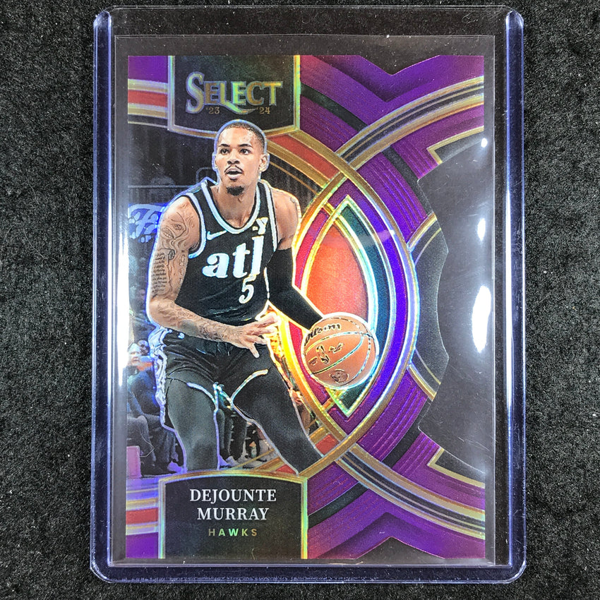 2023-24 Select DEJOUNTE MURRAY Premier Level Purple Die-Cut 7/99 #174