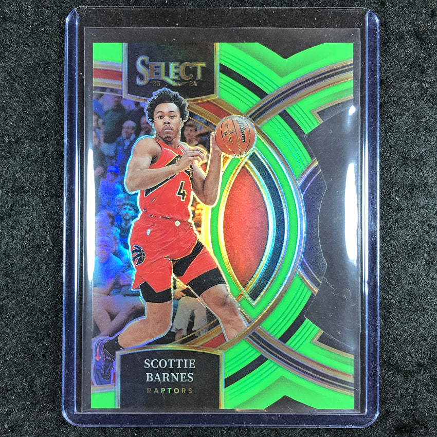 2023-24 Select SCOTTIE BARNES Premier Level Neon Green Die-Cut 48/75 #147