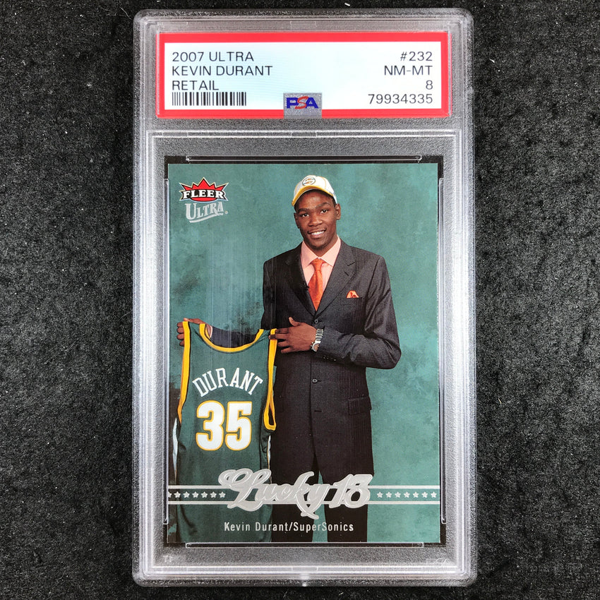 2007 Ultra KEVIN DURANT Retail Rookie #232 PSA 8 (335)