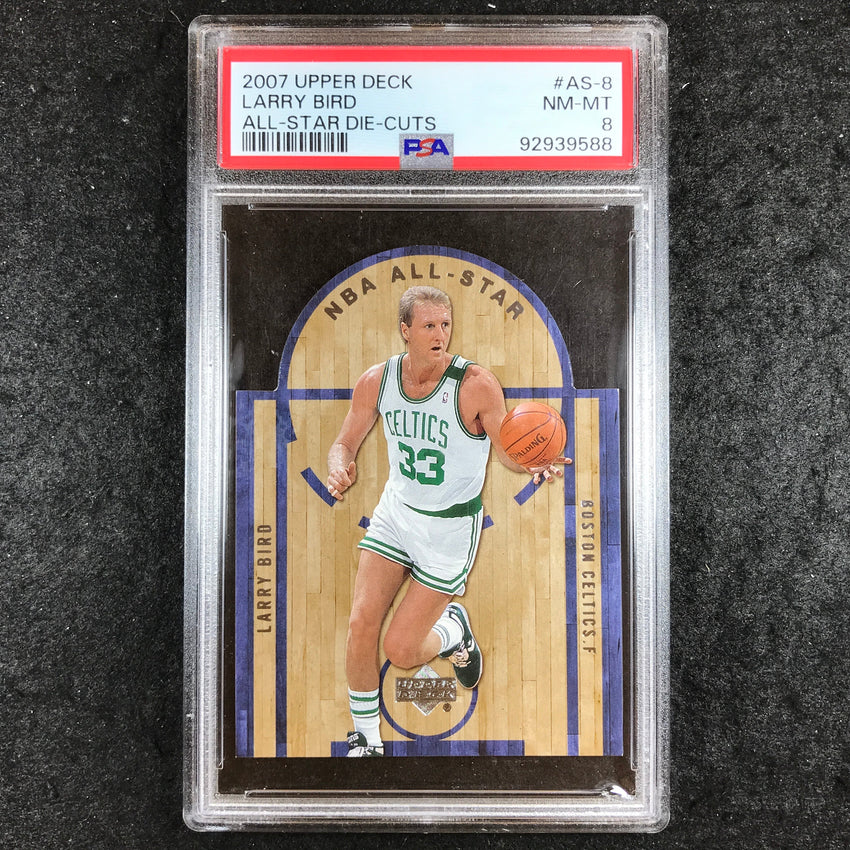 2007 Upper Deck LARRY BIRD All-Star Die-Cuts #AS-8 PSA 8 (588)