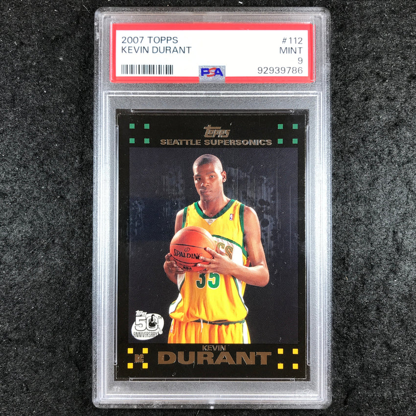 2007 Topps KEVIN DURANT Rookie #112 PSA 9 (786)