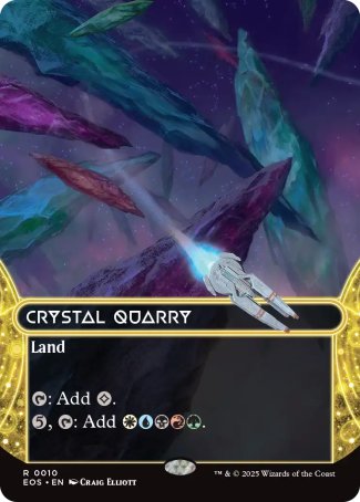 BORDERLESS Crystal Quarry - #010 - Rare - Edge of Eternities: Stellar Sights