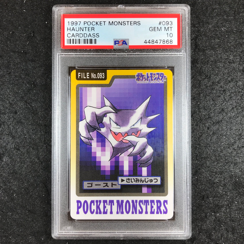 PSA 10 Haunter - #093 - 1997 Pocket Monsters Carddass Pokemon 868-Cherry Collectables