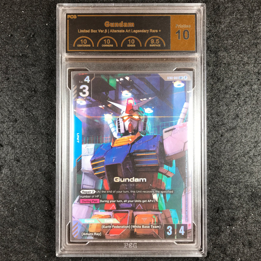 PCG 10 Gundam RX-78-2 - ST01-001 LR+ B - Limited Box Version Beta 796-Cherry Collectables