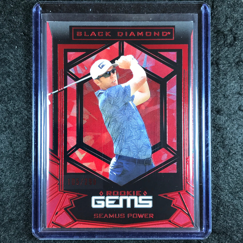 2024 Portfolio Golf SEAMUS POWER Black Diamond Rookie Gems Red 105/299
