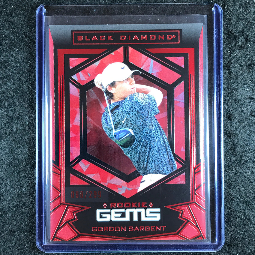 2024 Portfolio Golf GORDON SARGENT Black Diamond Rookie Gems Red 88/299