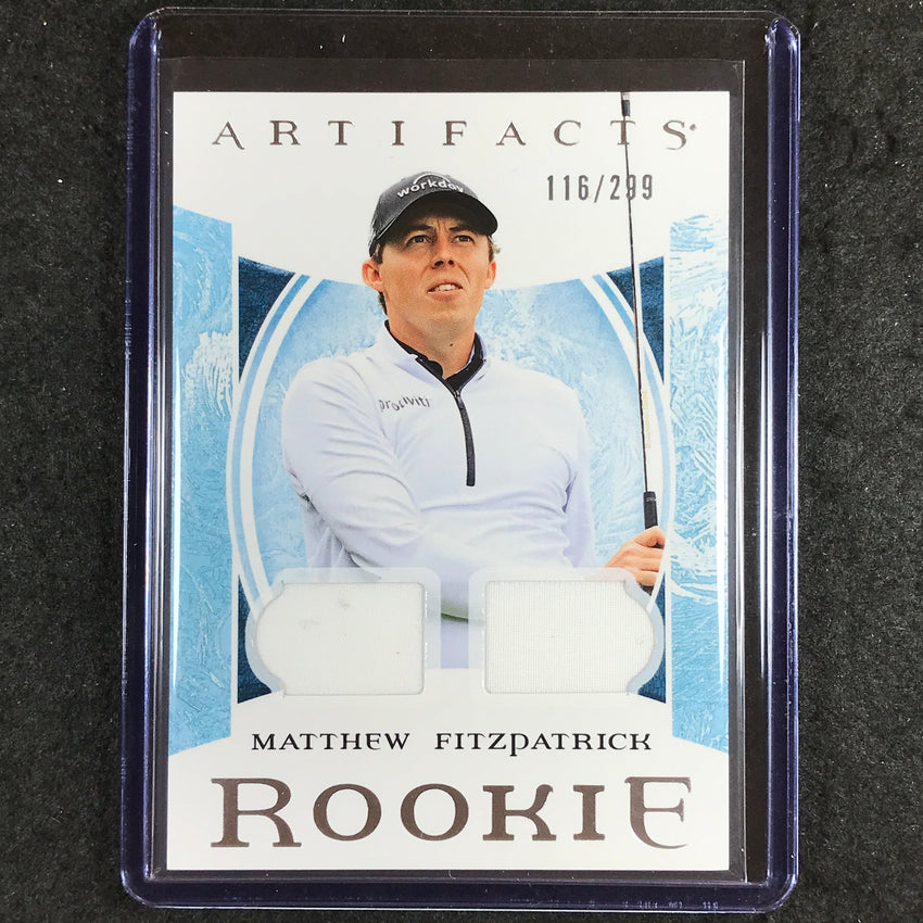 2024 Portfolio Golf MATTHEW FITZPATRICK Artifacts Rookie Material Silver 116/299