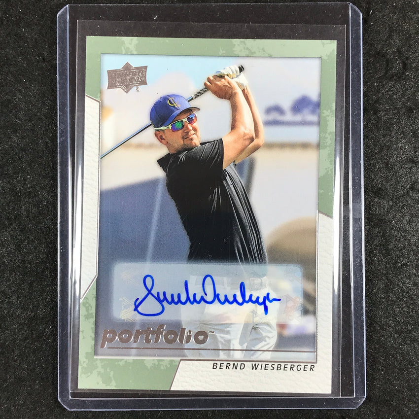 2024 Portfolio Golf BERND WIESBERGER Base Autograph #1