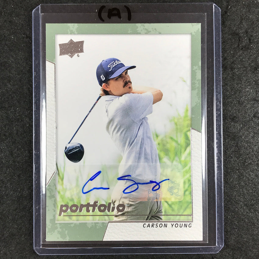 2024 Portfolio Golf CARSON YOUNG Base Rookie Autograph #71 (A)