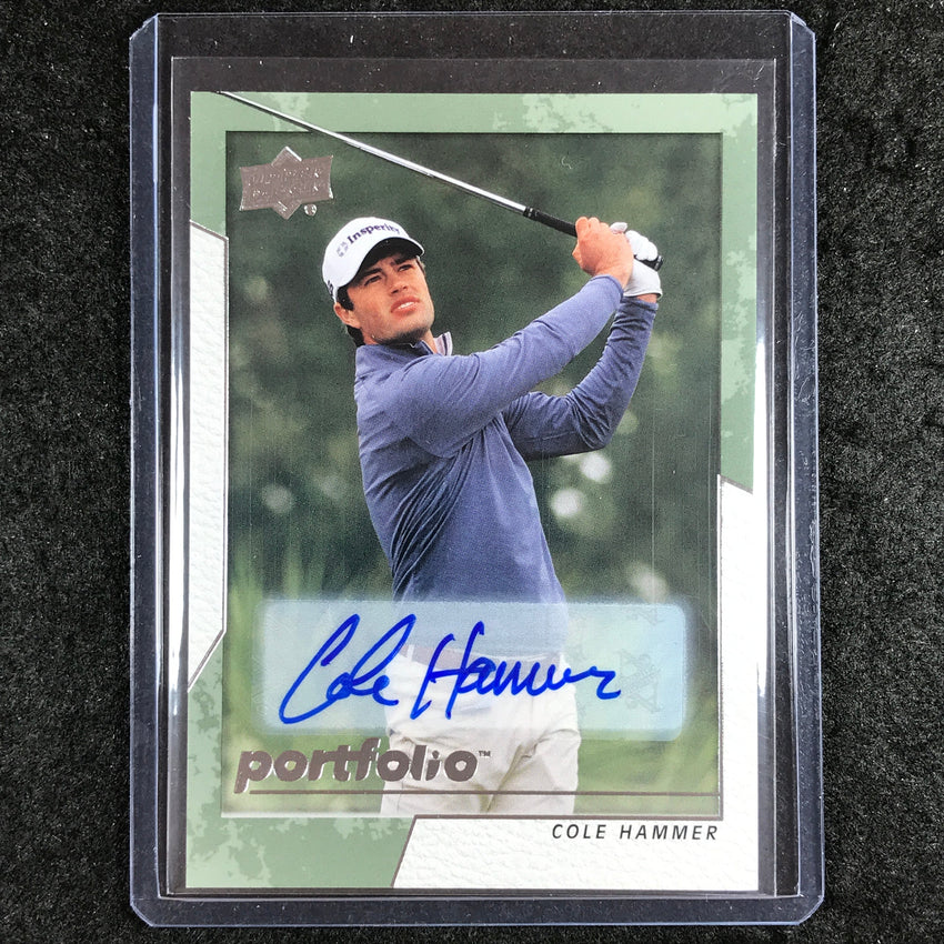 2024 Portfolio Golf COLE HAMMER Base Rookie Autograph #81