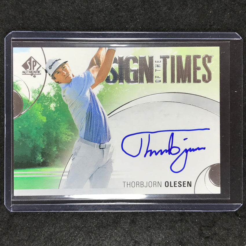 2024 Portfolio Golf THORBJORN OLESEN SP Authentic Sign of the Times Auto #TO
