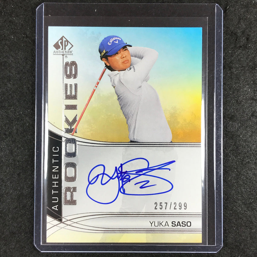 2024 Portfolio Golf YUKA SASO SP Authentic Rookies Signature Auto 257/299