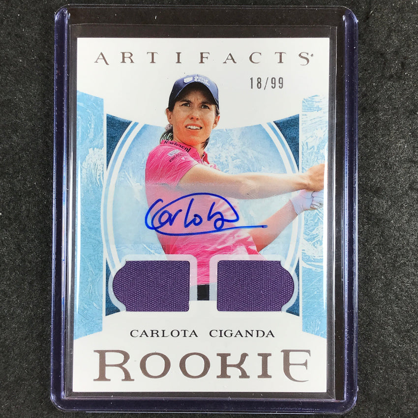 2024 Portfolio Golf CARLOTA CIGANDA Artifacts Rookies Auto Material Silver 18/99