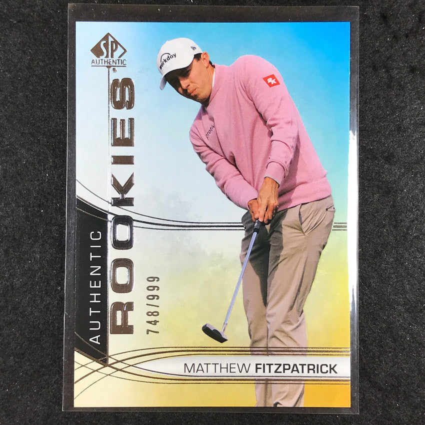 2024 Portfolio Golf MATTHEW FITZPATRICK SP Authentic Rookies 748/999