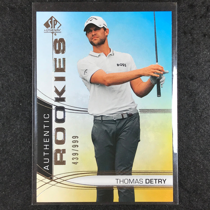 2024 Portfolio Golf THOMAS DETRY SP Authentic Rookies 439/999