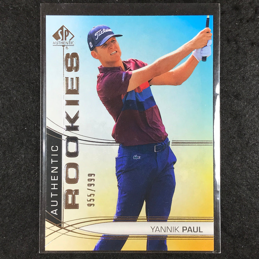 2024 Portfolio Golf YANNIK PAUL SP Authentic Rookies 955/999