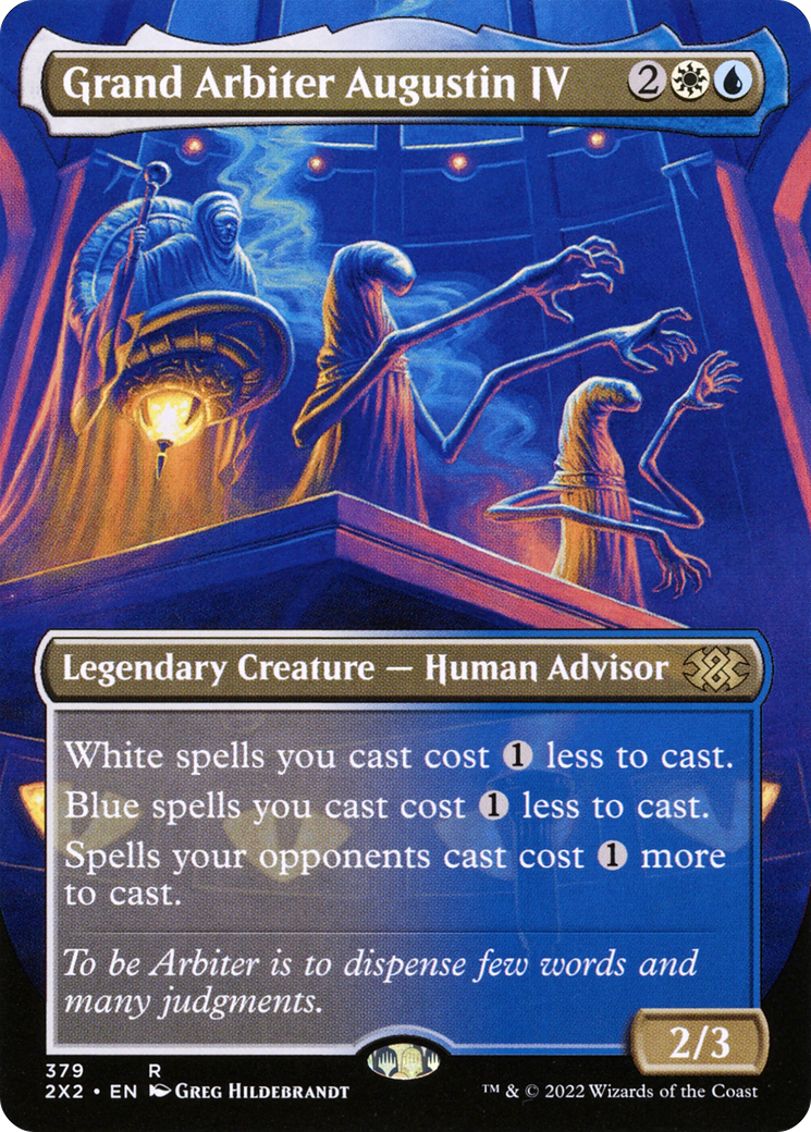 [ BL ] Grand Arbiter Augustin IV (Borderless) #379 - RARE 2X2 - Double Masters 2022