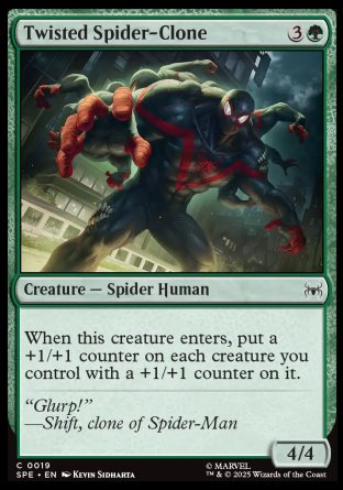 Twisted Spider-Clone - #019 Common Marvel's Spider-Man Eternal